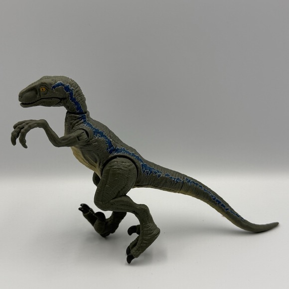 Mattel | Toys | Jurassic World Velociraptor Blue Dna Scan Code Figure ...